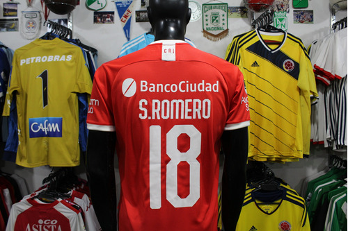 Camiseta Independiente De Argentina #18 S. Romero Talla L 