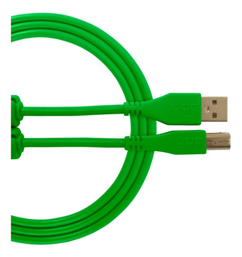 Cable Audio Usb Udg 2.0 A-b 3 Mt Verde Recto U95003gr