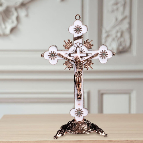 Crucifijo Cruz De Pared Jesucristo En La Mesa De Estatuas