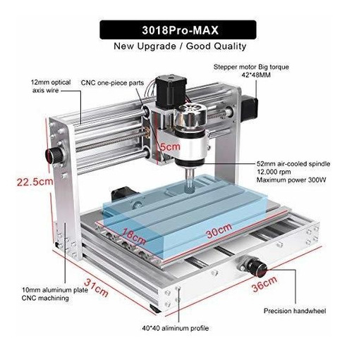 Mysweety Cnc Pro Max Grabador Eje Control Grbl Maquina