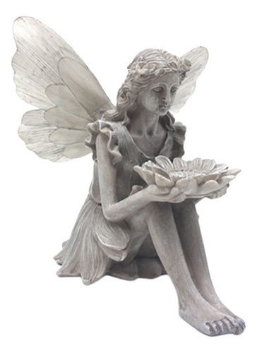 Fairy Garden Statue And Sculpture With Electric Lights