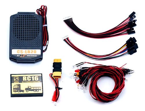 Sistema Luz E Som P/ Truckmodelismo 1/14 Kit Cs-lb20 / Rc16
