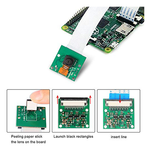 Módulo De Vídeo Para Minicámara Dorhea Raspberry Pi, 5 Megap