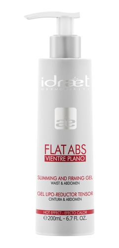 Gel Lipo-reductor Tensor Efecto Calor Idraet Flat Abs 200g