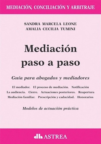 Libro Mediacion Paso A Paso De Sandra Leone