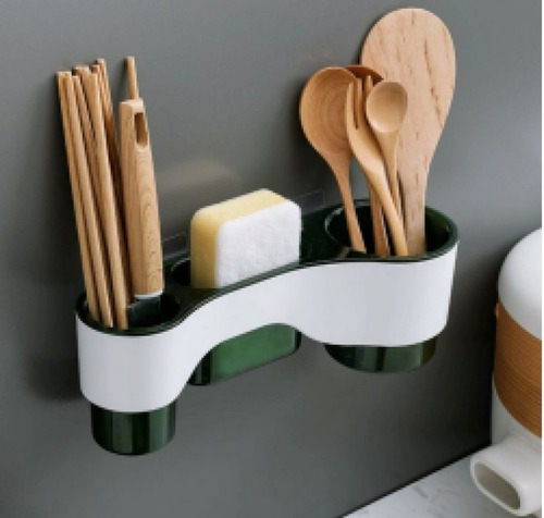 Imagen 8 de 10 de Organizador Soporte Porta Utensilios De Pared Multifuncional