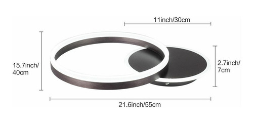 Lámpara Techo Led Montaje Empotrado En El Dormitorio
