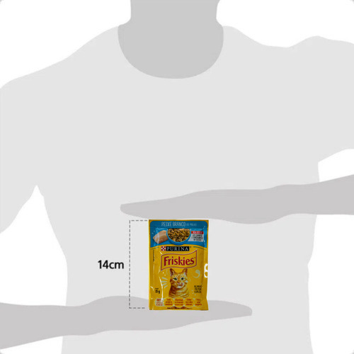 Kit 30 Friskies Sachês Ração Umida 2 Sabores Atum E Peixe Branco | Lojão Do Ferro