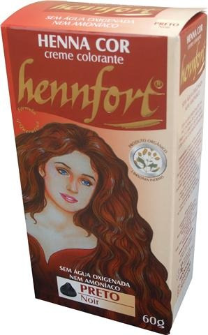 Imagem 1 de 1 de Henna Hennfort Em Creme 60g - Preto
