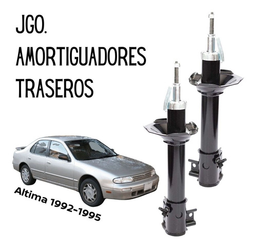2 Amortiguadores Traseros Nissan Altima 1994