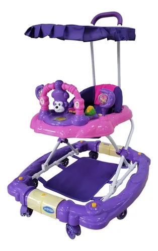 Andador Voyage Mecedor Monkey Lila