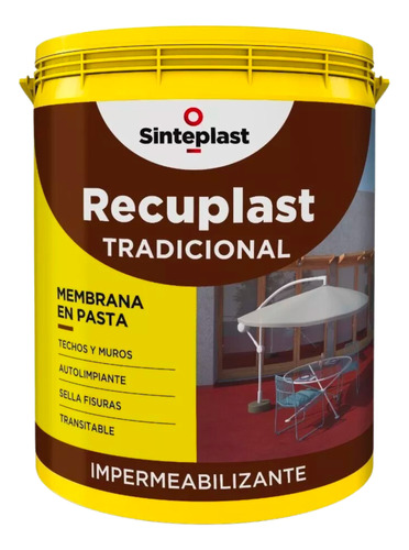 Recuplast Tradicional Membrana En Pasta Techos Verde 10lt. |