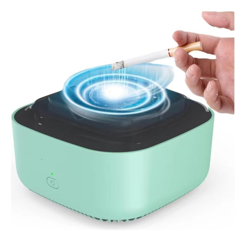 Cenicero Multifuncional 2 En 1 Sin Humo, Funciona Con Pilas,
