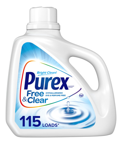 Detergente Purex Ultra L&iacute;quido, Libre Y Claro, 1, 1