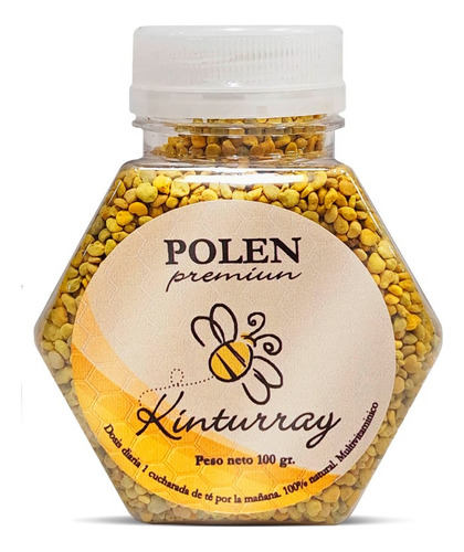 Polen De Abeja Granulado Comestible Argentino Kinturray 100g