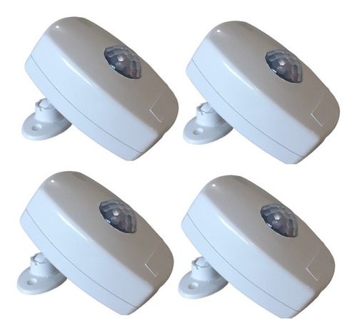 Imagem 1 de 8 de Kit 4 Sensores De Presença Para Iluminação