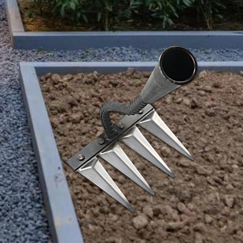 Herramienta De Malezas De Hierba De Jardinería, 4 Dientes