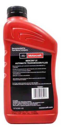 Fluido Para Transmisión Automática Mercon Lv 946ml