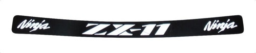 Adesivo Viseira Refletivo Compatível Kawasaki Ninja Zx11 12 Cor VISEIRA REFLETIVA KAWASAKI NINJA ZX11 - PRETO