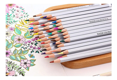 Lápices De Acuarela Profesionales De 72 Colores Con Caja De