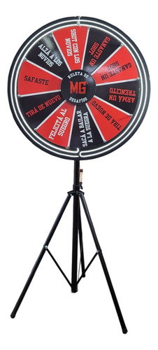 Ruleta De La Fortuna Con Luces De Neón Publicidad Juego