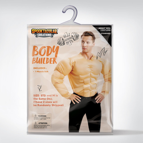 Spooktacular Creations Traje Musculoso Para Hombre De Hallow