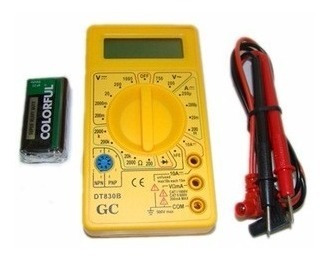 Multimetro Digital Dt830b Gc Power Garantia 1 Ano