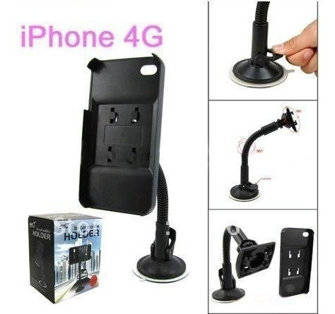 Soporte Automovil Stand Para iPhone 4 4s 360º Brazo Boleta