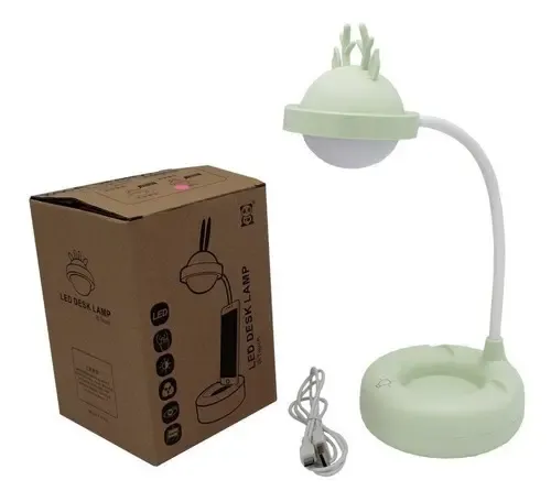 Lámpara De Sobremesa Táctil LED CHAMPI DUPI - 3 Niveles De Intensidad, Luz Cálida 3000K, 390 Lúmenes, Acabado Cobre Satinado