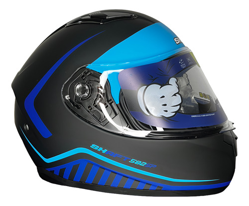 Casco Integral Shaft Barefoot Visor Transparente Mate