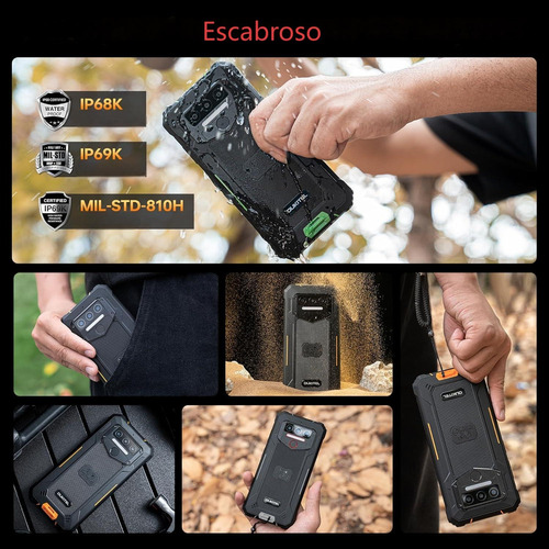 Oukitel Wp23 Plus Celular 24gb+256gb 10600mah 6.52 Pantalla 13mp Android 14 Doble Sim Nfc/gps