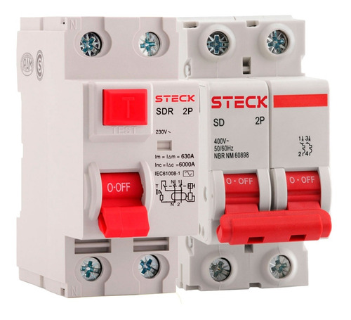 Kit Termica 6a A 32a + Disyuntor 40a Bipolar Steck