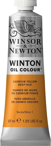 Pintura Oleo Winsor & Newton Winton 37ml Colores A Escoger Color Del Óleo Cadmium Yellow Deep Hue - Amarillo De Cadmio Oscuro No 46