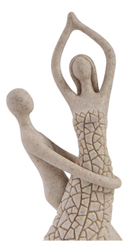 Estatuilla De Pareja De Resina, 11,6 Cm X 5,7 Cm X 20 Cm