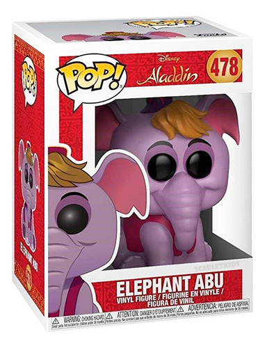 Funko Pop Aladdin Elefante Abu 478 Orig Funko Scarlet Kids