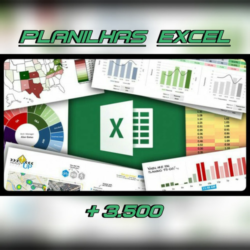Mega Pacote De Planilhas Excel + De 3.500 Modelos 
