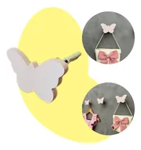 Comprar 1 Gancho De Parede Infantil Menina Decoração Formatos Rosa