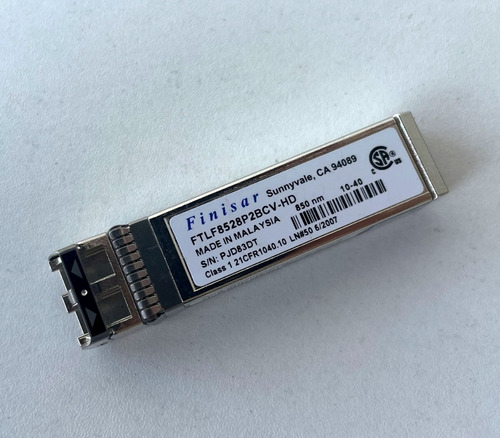 Modulo Sfp+ Fibra Finisar Ftlf8528p2bcv-hd 8.5gbps Lc Sw