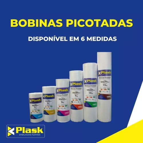 Bobina Picotada 35x45 Reforçada