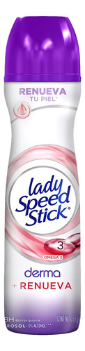 Pack X3 Antitranspirante Lady Speed Stick Derma Renueva 48h