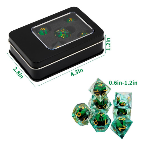 Dice Dice Dnd Dnd Diceevil Líquida, Dice Ojo De Dragón Móvil