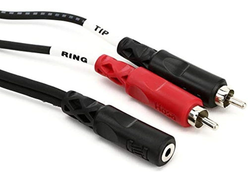 Hosa Cfr210 Estereo Mini A Cable Adaptador Doble Rca