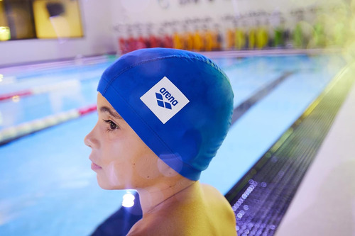 Gorro De Natación Arena Arena Kids Junior Unix Ii Azul/rojo