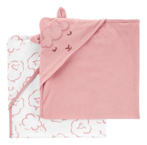 Toalla Con Capucha Para Bebé Carters (paquete De 2)