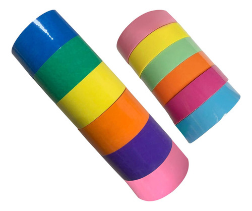 12x Cintas Rodantes De Bolas Adhesivas Diy, Juguetes 3,6 Cm