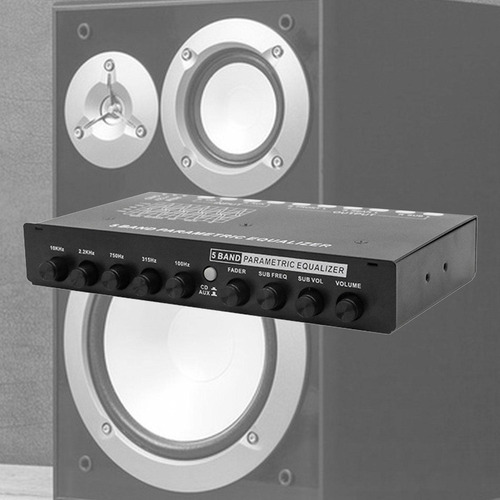 Ecualizador De Audio Para Automóvil, Ecualizador De 5