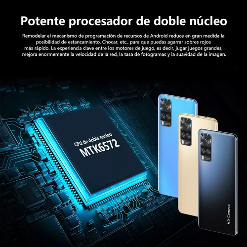 Teléfonos Inteligentes Android Baratos Y53s 4.66 En Ram512mb Y Rom4gb Negro