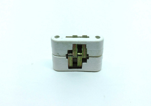 Imagem 1 de 6 de Kit 4 Dobradiça Invisível 35mm Branco