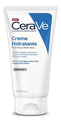 Creme Hidratante Corporal Com Textura Cremosa Cerave 50g