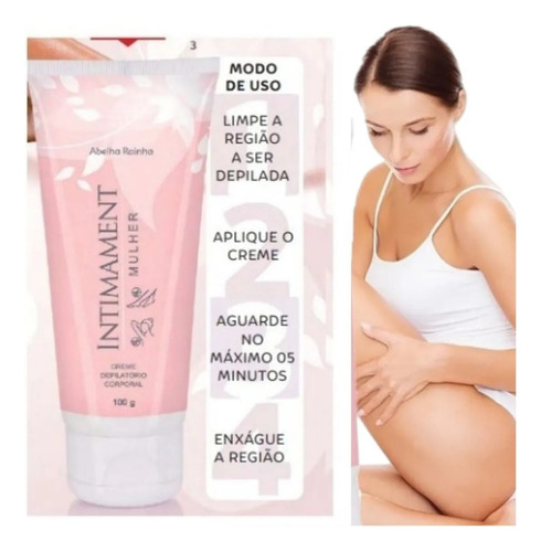 Kit Creme Depilatório Corpo+esf.antifoliculite-abelha Rainha